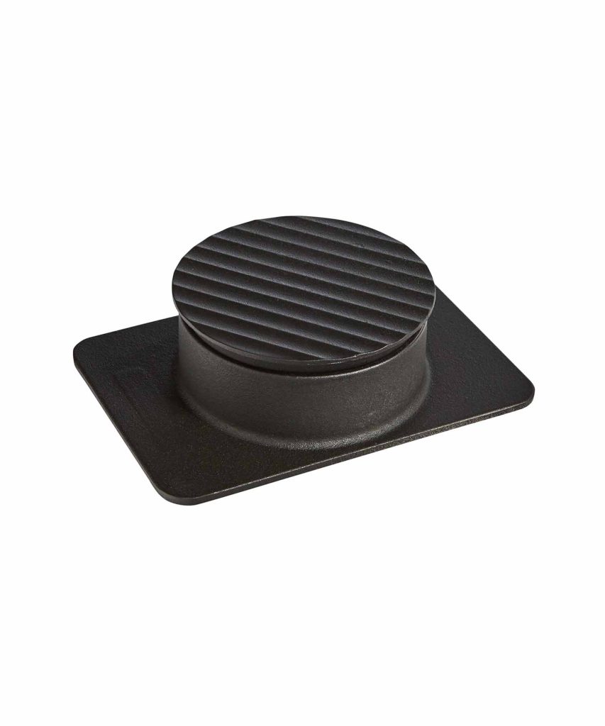 Cover with flue collar for top section